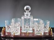 Spirit Decanter with Tray and 6 Glasses image