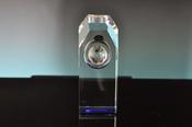 Globe Award Blue Base 20cm