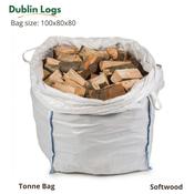 Tonne Bag Softwood Airdried - Dublin Logs Ltd