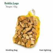 Chunky Alder Kindling Logs – 10kg Bag - 1 Bag