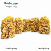 Chunky Alder Kindling Logs – 10kg Bag - 5 Bags