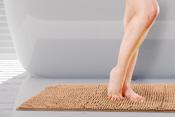 'Walnut - Soft Touch Bathmat' Bathroom