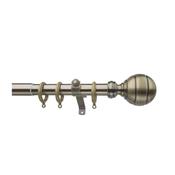 'Skyline - Brass - 28mm' Met Curtain Poles image