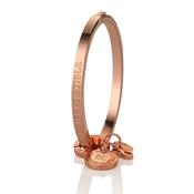 Rose Gold Plated Be Irresistible Bangle by Newbridge Silverware (EOJ110RG) - Duiske Glass Kilkenny image