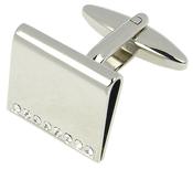 Crystal Line Cufflink by Tipperary Crystal - Duiske Glass Kilkenny image