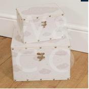 BAMBINO SET OF 2 LUGGAGE BOXES - BABY SPECIAL KEEPSAKES - Duiske Glass Kilkenny
