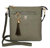 The Chelsea Cross Body Bag Olive by Tipperary Crystal - Duiske Glass Kilkenny image