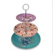 Birdy 3 Tier Cake Stand by Tipperary Crystal | Cake Stand - Duiske Glass Kilkenny image