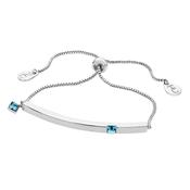 March Birthstone Bracelet : aquamarine : By Tipperary Crystal - Duiske Glass Kilkenny image