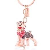 Schnauzer Sparkle Keyring by Tipperary Crystal - Duiske Glass Kilkenny image