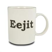 Eejit Mug by Shannonbridge Pottery | Fun Mug - Duiske Glass Kilkenny image