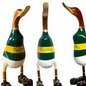 Kerry Duck | Kerry County Wooden Duck Bamboo ( LDKY1) | Kerry GAA GIFT - Duiske Glass Kilkenny image