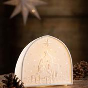 Belleek Living Nativity Luminaire (9522) - Duiske Glass Kilkenny