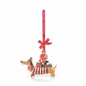 Dog Christmas Tree Decoration by Tipperary Crystal (174931) - Duiske Glass Kilkenny