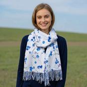Forget Me Not Pashmina Style Scarf | Ladies Scarf ( DS804) - Duiske Glass Kilkenny