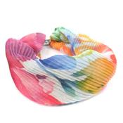 Watercolour Magnetic Neck Scarf - Exclusive Design | Ladies Magnetic Neck Scarf (796) - Duiske Glass Kilkenny image