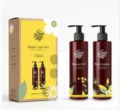 Lemongrass &amp; Cedarwood Body Care Set by The Handmade Soap Company (HMS9) - Duiske Glass Kilkenny image
