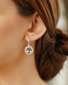 Tree of Life Earrings by Newbridge Silverware (ER8839) - Duiske Glass Kilkenny