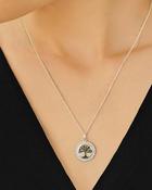 Tree of Life Necklace by Newbridge Silverware (P8831) - Duiske Glass Kilkenny