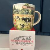 Kilkenny Cow Signpost Mug by Shannonbridge Pottery | Novelty Kilkenny Mug - Duiske Glass Kilkenny image