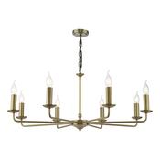 Favian 8 Light Pendant Matt Bronze Fitting Only