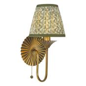 Lydian Wall Light Antique Bronze With Shade