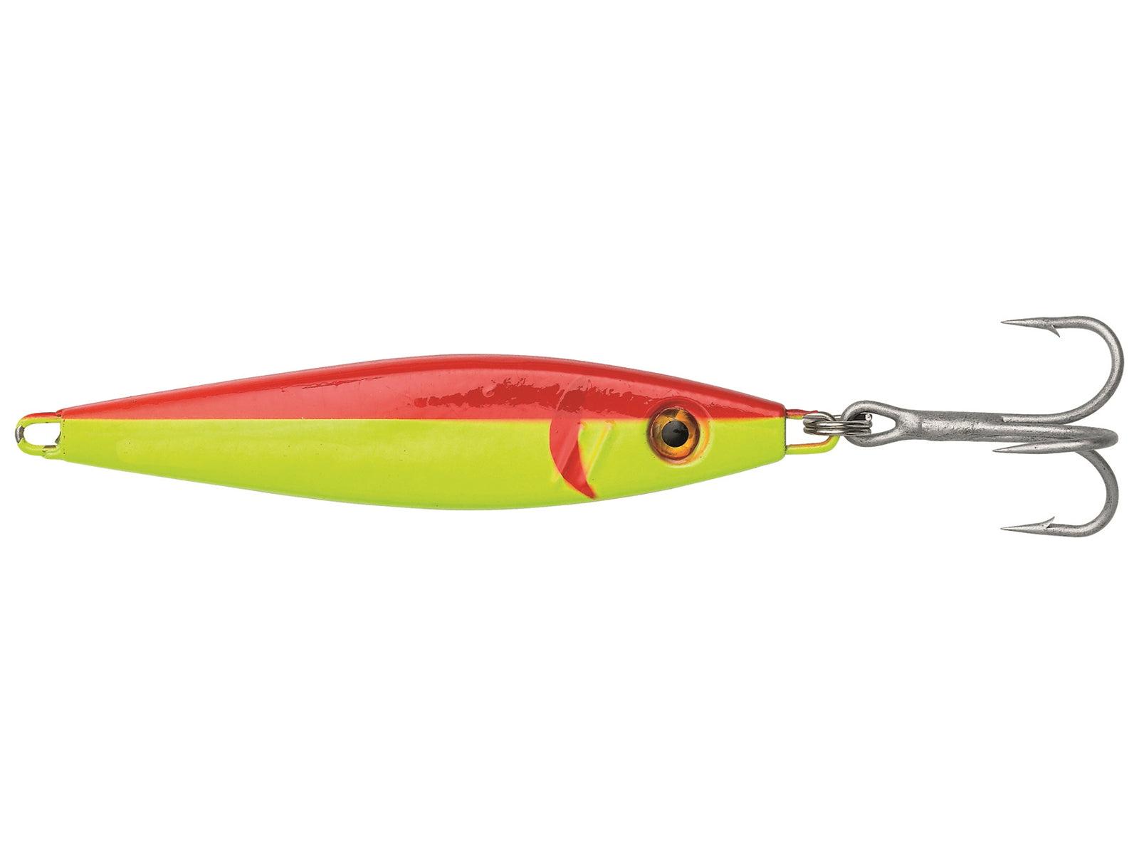 Kinetic Torskepilken Fishing Lure Yellow/Orange 150g with Hook and Eye