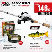 Abu Garcia Max Pro Baitcasting Combo Deal image