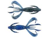 Keitech Crazy Flapper 4.4" 11cm Black Blue 413T