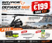 Savage Gear Defiance SG2 Sea Bass Spinning Rod Deal image