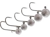 Westin Round Up Lead Micro Jig Head Black Nickel 3pcs