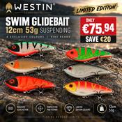 Westin Swim Glidebait 12cm 53g Suspending Limited Edition Deal image