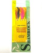 Shamrock Colored Mackerel Feathers SHAM102