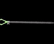 Zebco Tele Rod Rest Green
