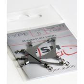 FISH HEAD Corner plate swivel (3pcs/bag)