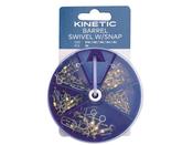 Kinetic Barrel Swivel With Snap Assortments