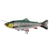 Savage Gear 4D Linethru Pulsetail Trout 20cm 102g SS Green Silver image