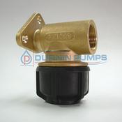 Philmac Back Wall Plate Brass