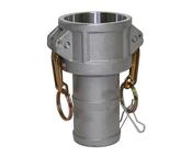 PartC Fem Camlock w Luggs x Hose Tail Alum