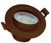 LED PVC TILT DOWNLIGHT BROWN CCT | 1403BRNCCT image