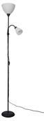 FLOOR LIGHT E27/E14 BLACK | 74045
