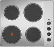 AMICA 60CM SOLID PLATE HOB ST-STEEL | AHE600SS image