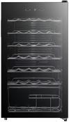 BELLING FREESTANDING 34 BOTTLE WINE COOLER BLACK | BWS93BK image