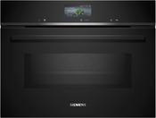 SIEMENS IQ700 BUILT IN COMPACT OVEN WITH MICROWAVE | CM776G1B1B image