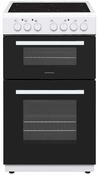 NORDMENDE 50CM TWIN CAVITY FREESTANDING CERAMIC WH | CTEC53WH image