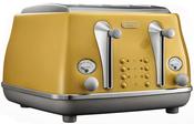 DELONGHI ICONA 4 SLICE TOASTER YELLOW | CTOC4003Y image