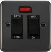 20A DP SINK BATH SWITCH NEON | DPBN024BK image