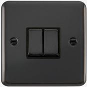 10A 2G 2W SWITCH PLATE | DPBN412BK