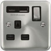 13A 1G A&amp;C USB SC BK | DPSC585BK