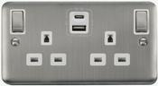 2G 13A SW SKT 4.2A A&amp;C USB INGOT DPSS WH | DPSS586WH